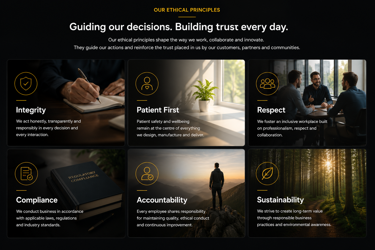 Our Ethical Principles